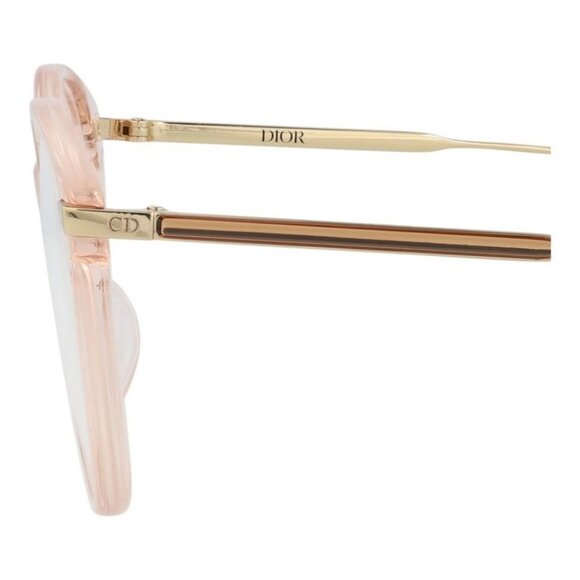 Dior Womens Round/Oval Pink Gold Transparent Fashion Designer Eyewear - Picture 4 of 4